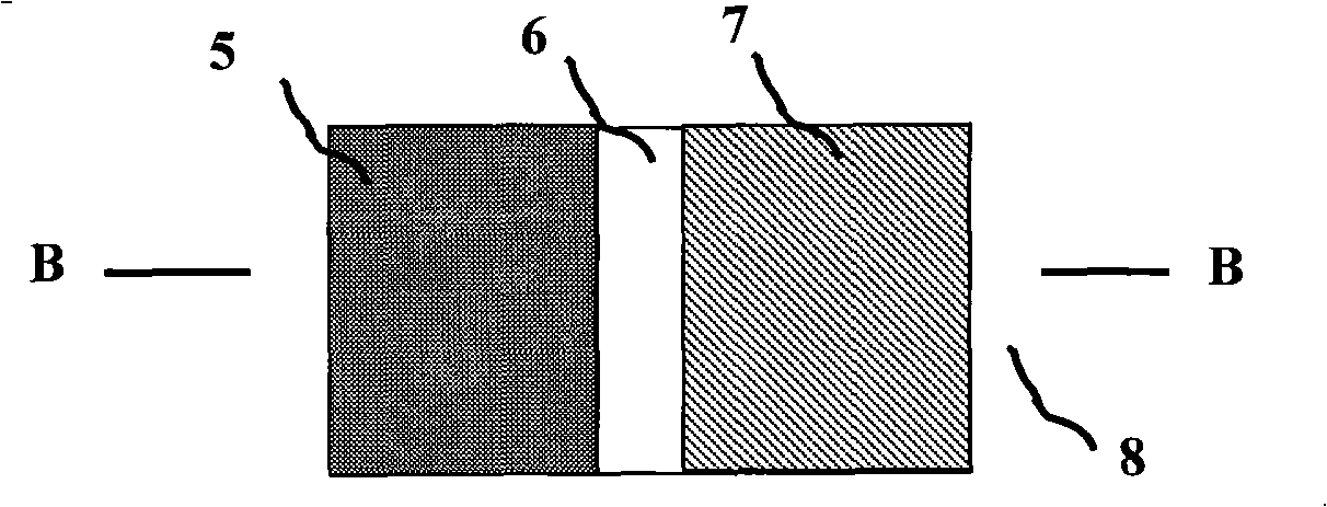 Contra-positioned bipolar battery