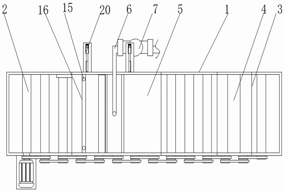 Automatic glue applying control system for rock wool production composite veneering and control method of automatic glue applying control system