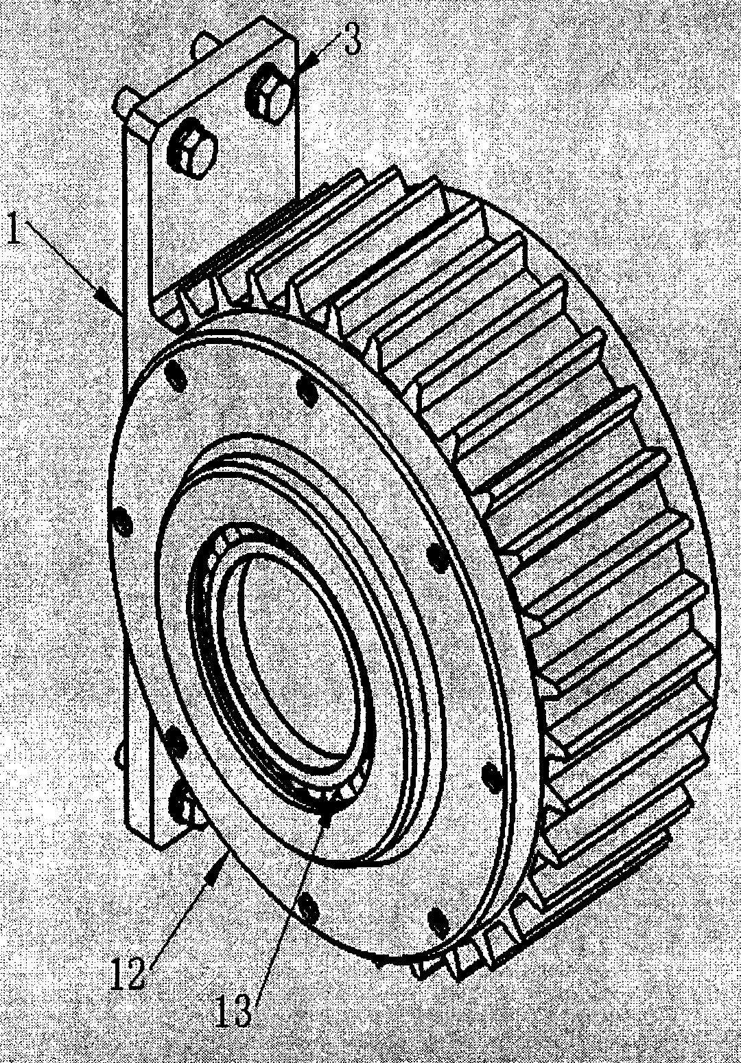 Electricity generation energy dissipation braking type automobile retarder