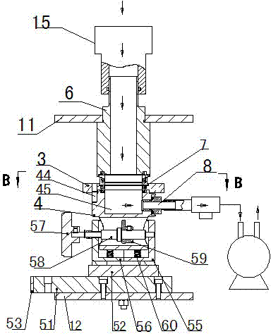 Membrane sampling device capable of lifting to move