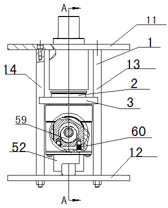 Membrane sampling device capable of lifting to move