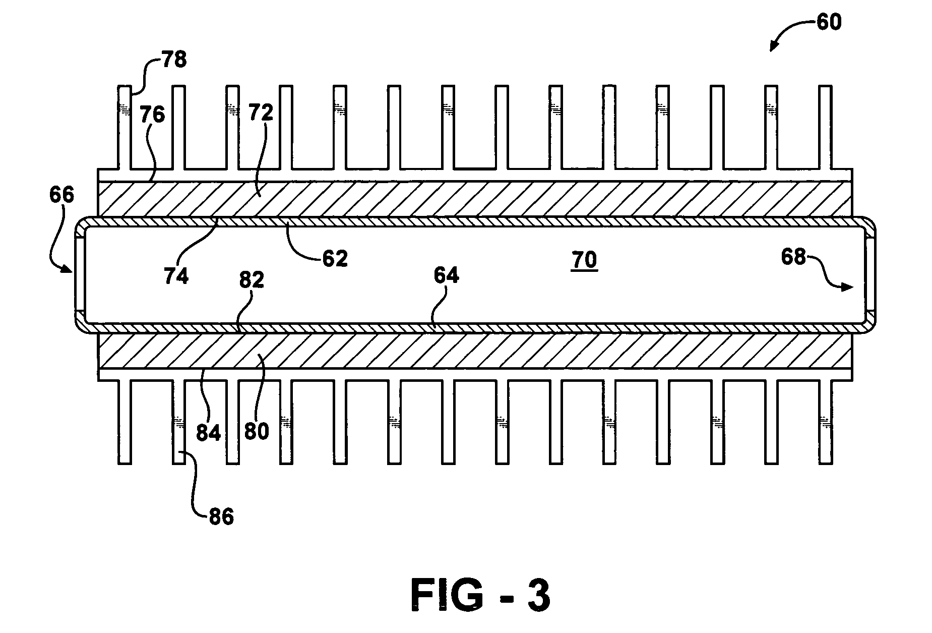 Heat exchanger tube having integrated thermoelectric devices