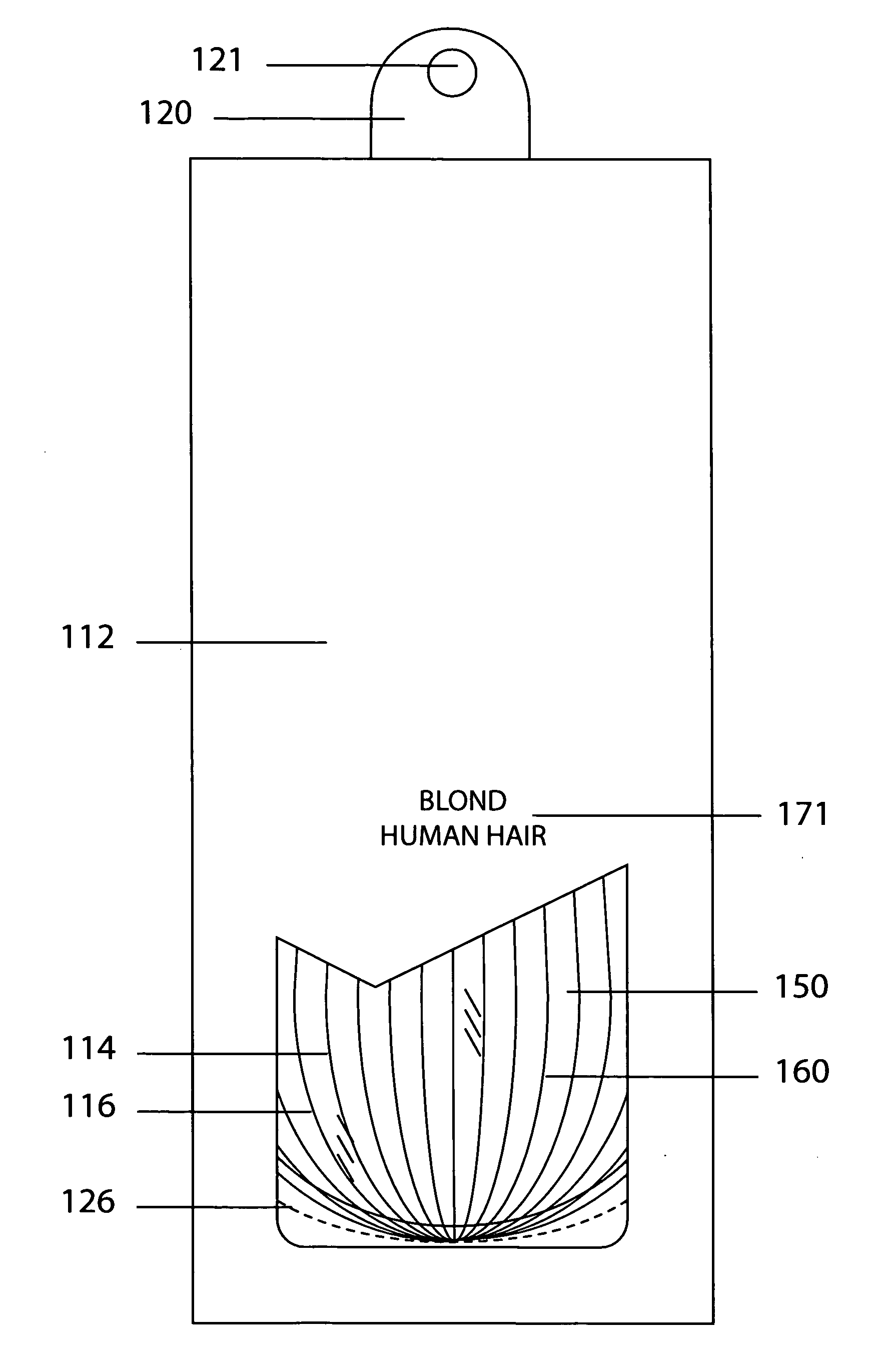 Wig or hair piece box and form