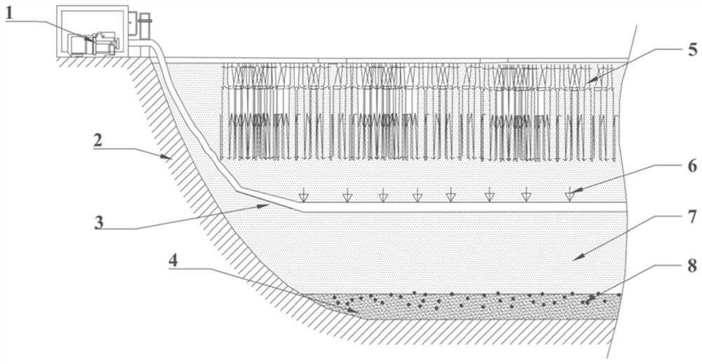 Method for synchronously removing ammonia nitrogen in river sediment and overlying water body by using ammonia nitrogen release increasing agent