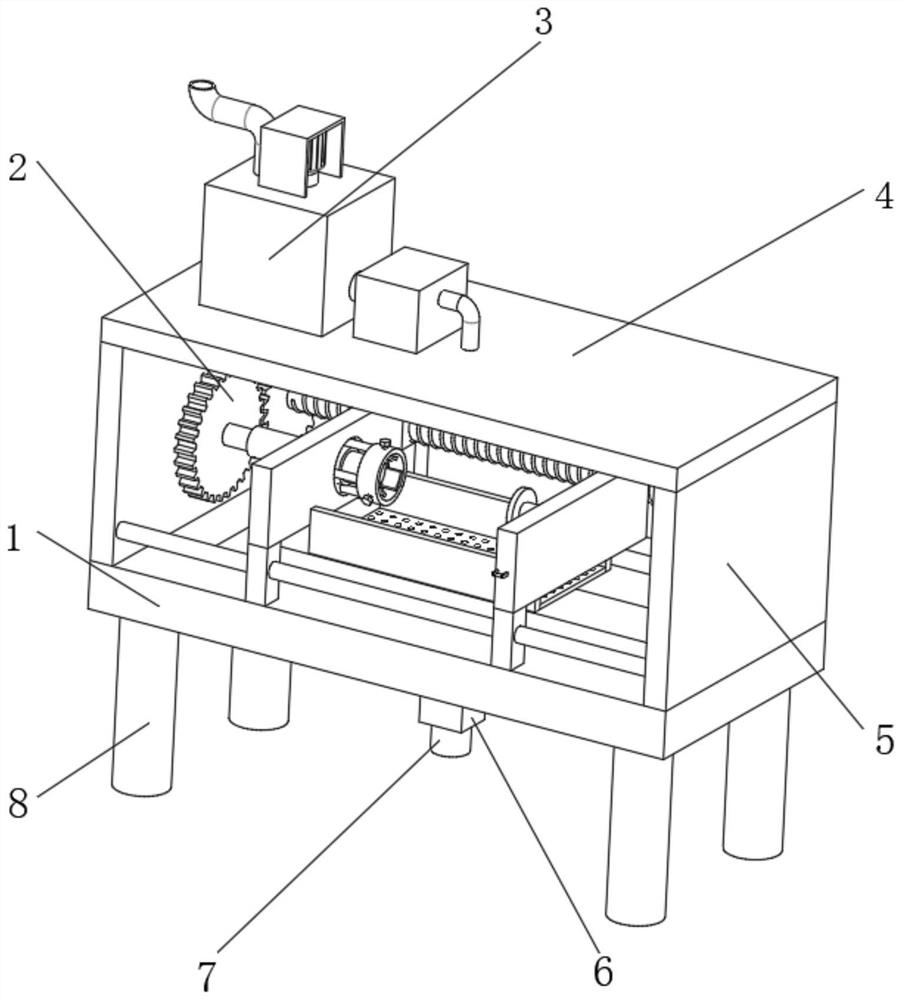 Spraying device for porcelain insulator production and spraying method thereof