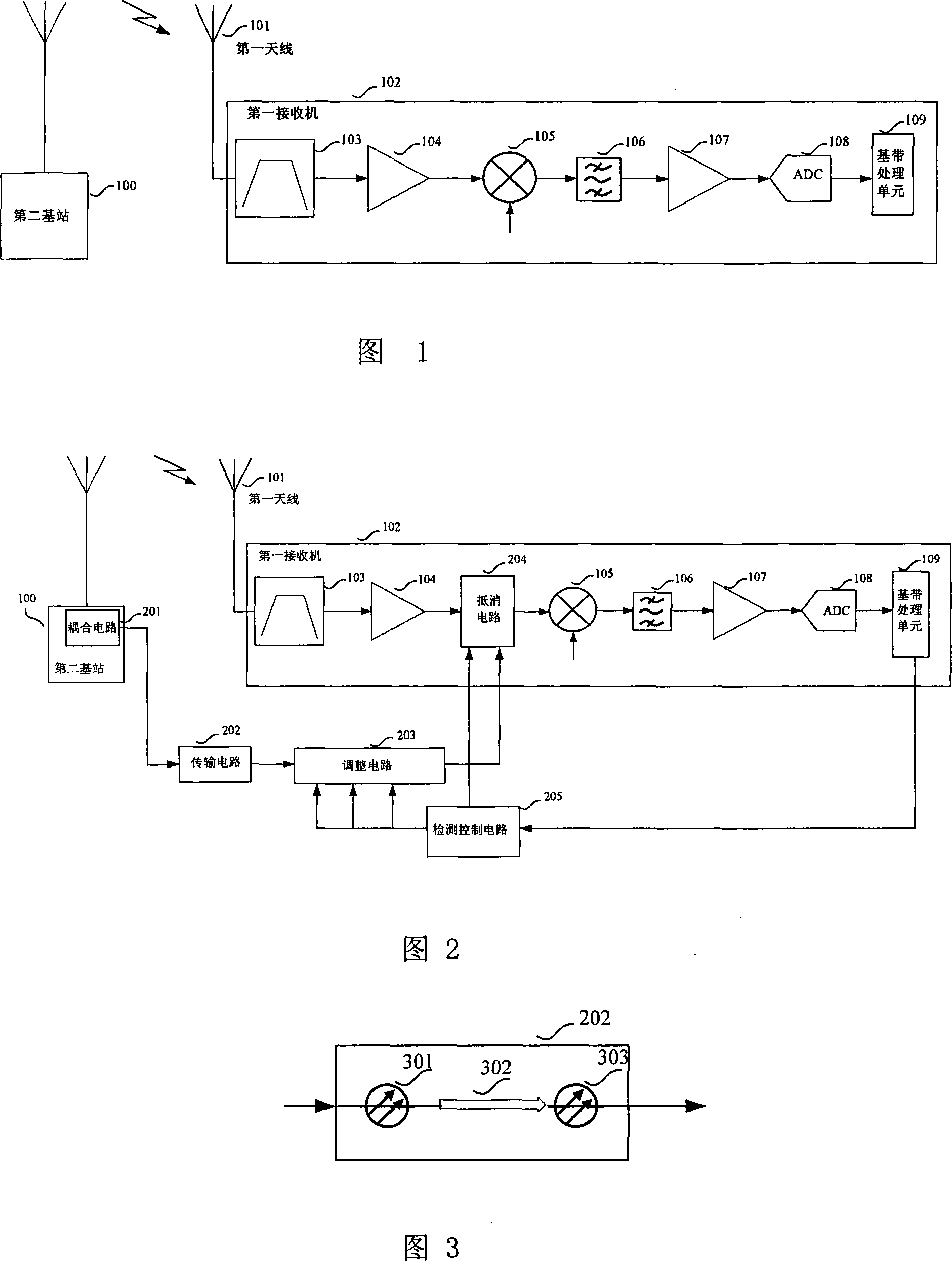 Common station address interference elimination system and method