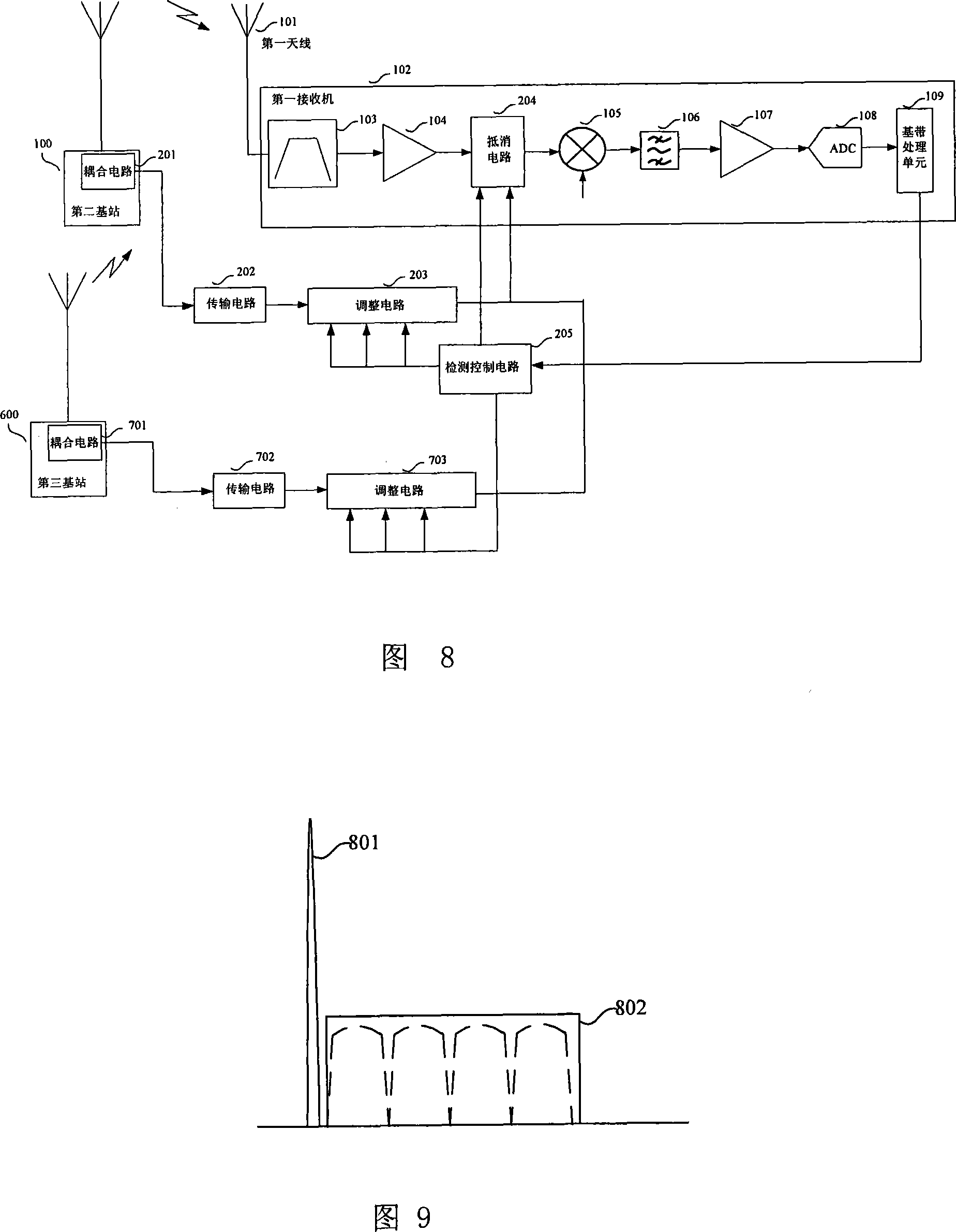 Common station address interference elimination system and method