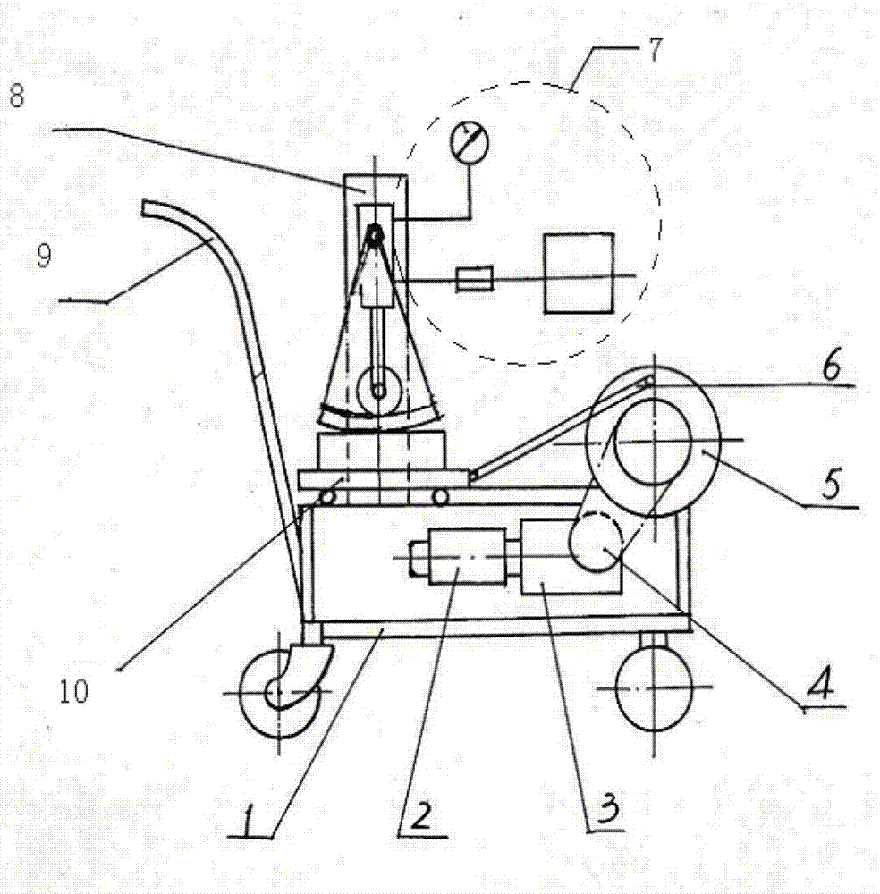 Movable asphalt mixture forming machine