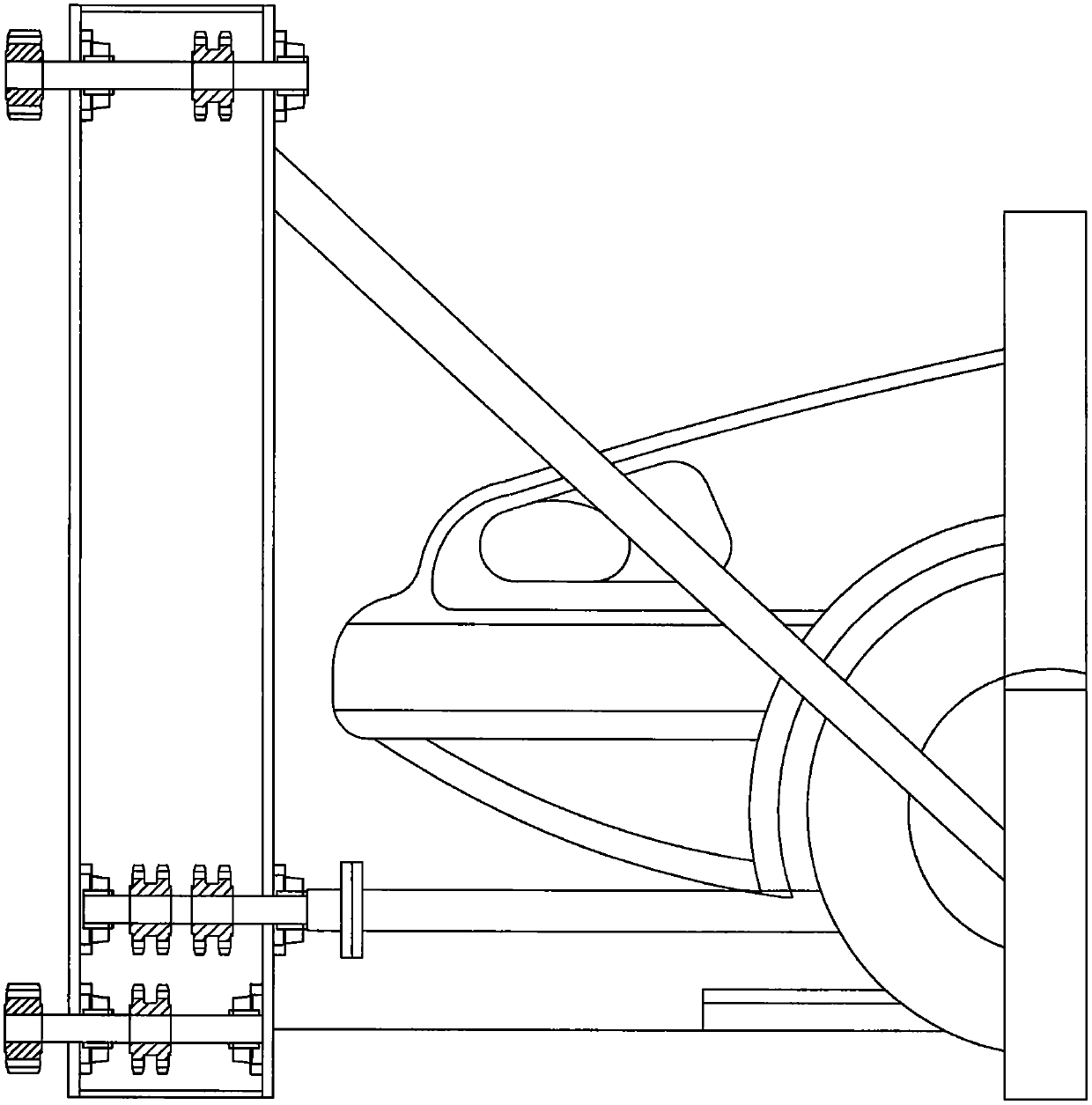 Drawer type lifting stereo garage