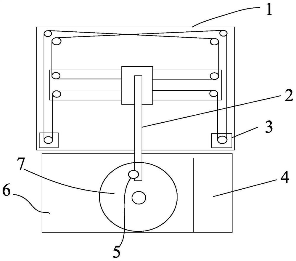 A method and device for rapidly drawing heat treatment temperature polar coordinate diagram