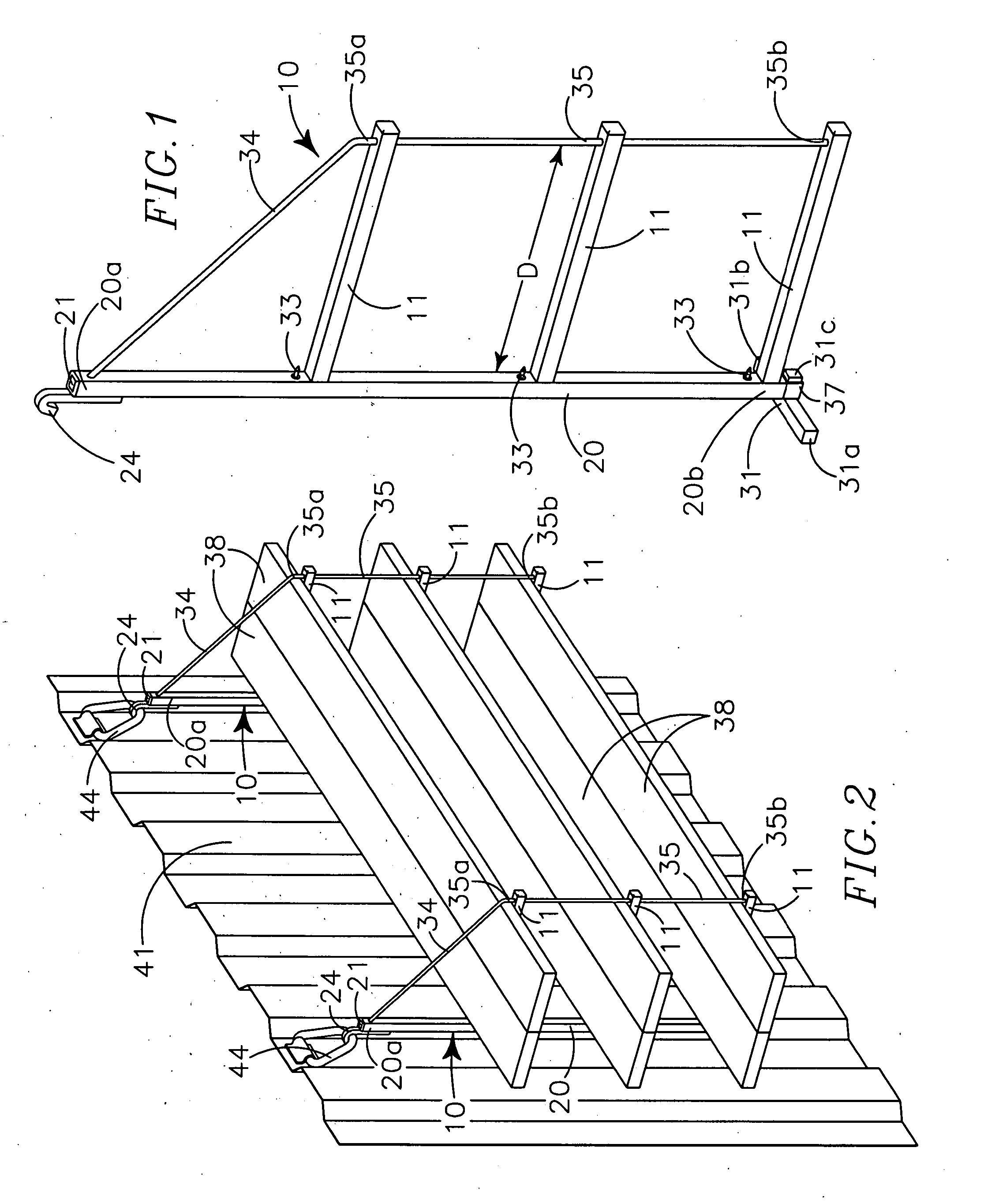 Storage system for sea-land shipping container