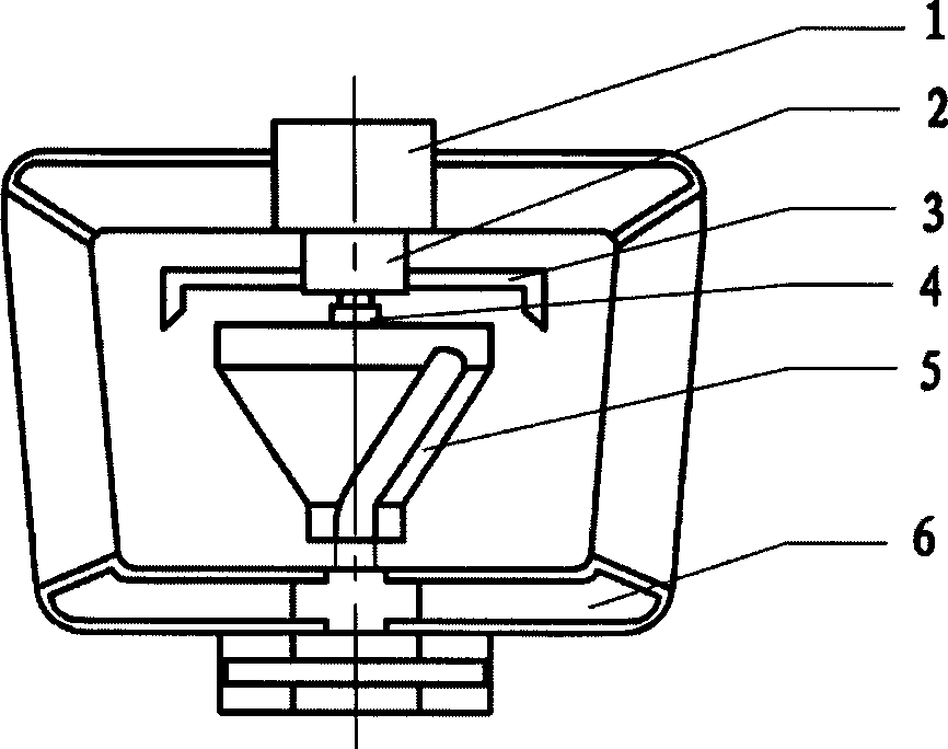 Interruption-rotating water granulation device