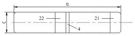 A kind of heat-resistant sliding block of steel rolling heating furnace