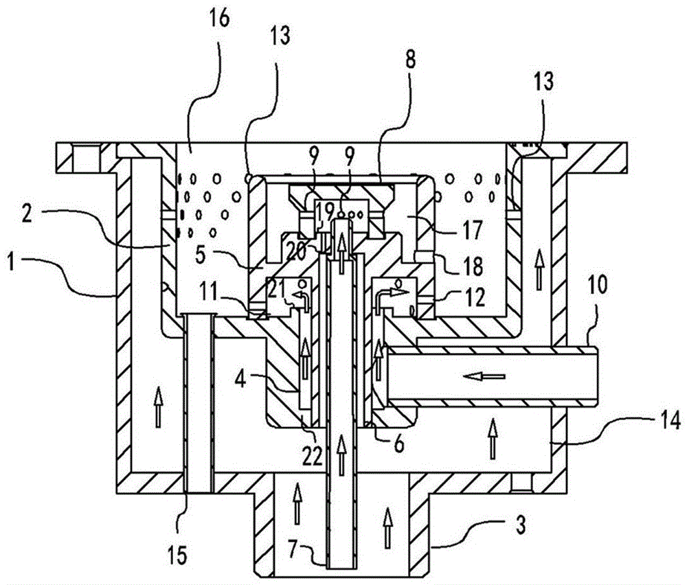 Energy-saving fuel gas combustor