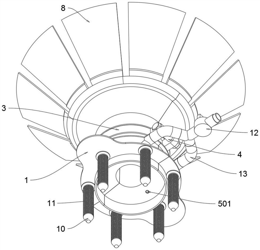 Fruit tree cultivation irrigation device