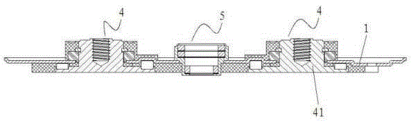 Production method of battery cover plate provided with explosion-proof structure