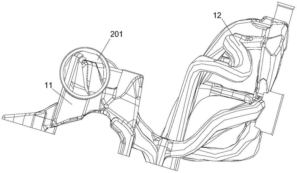 Integrated heating element