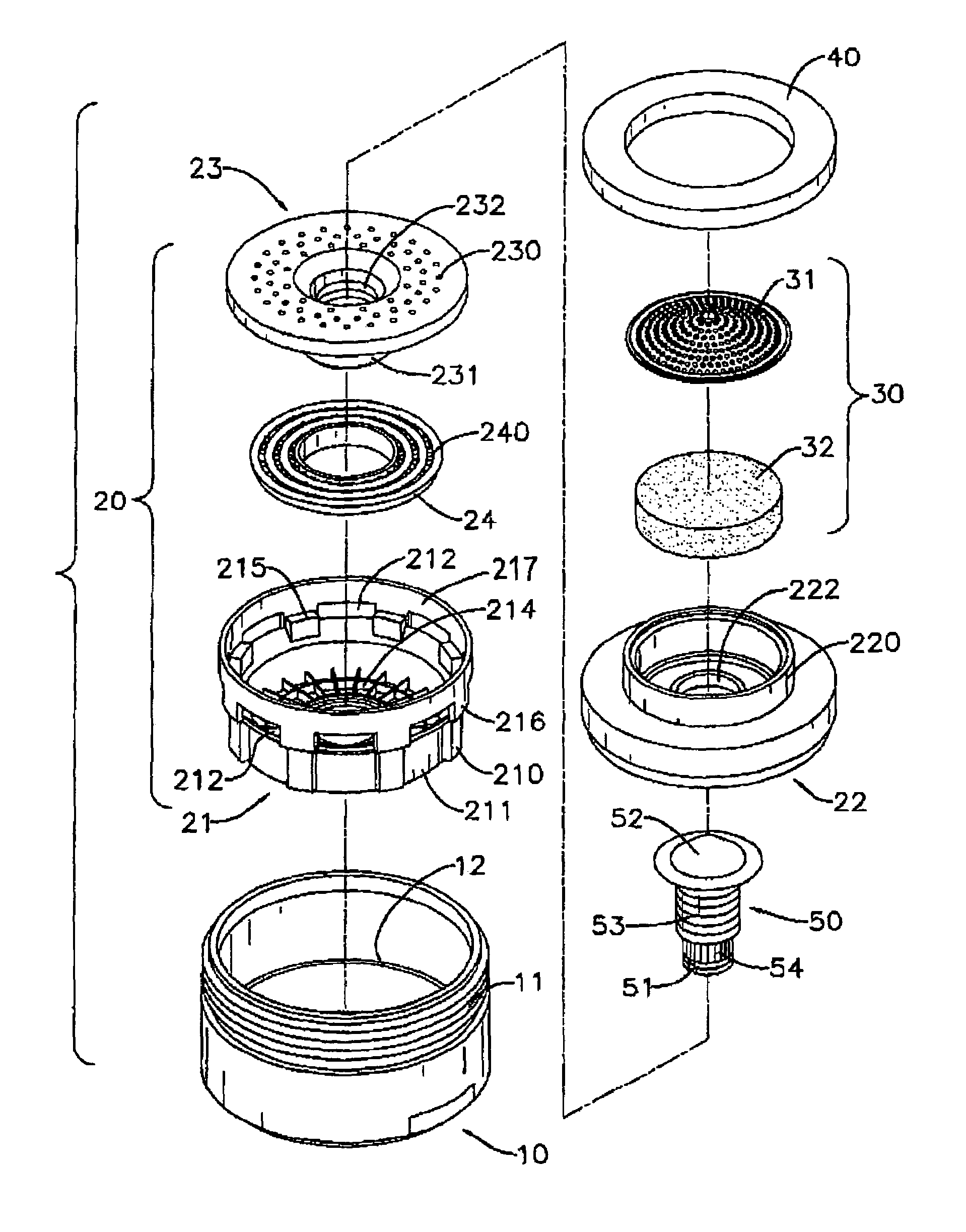 Spout for foaming and saving water