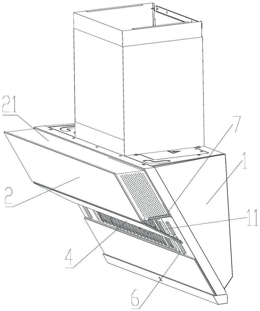 Side-suction range hood and control method thereof