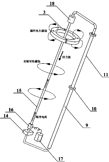 A device and method for dynamically monitoring ocean wave height and synchronously realizing friction power generation