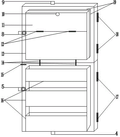 Super-energy back-mounted antitheft door