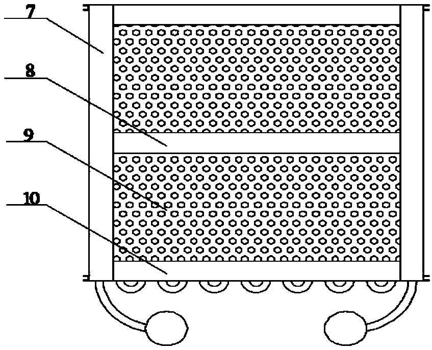 Modular adsorption bed for enhanced mass transfer