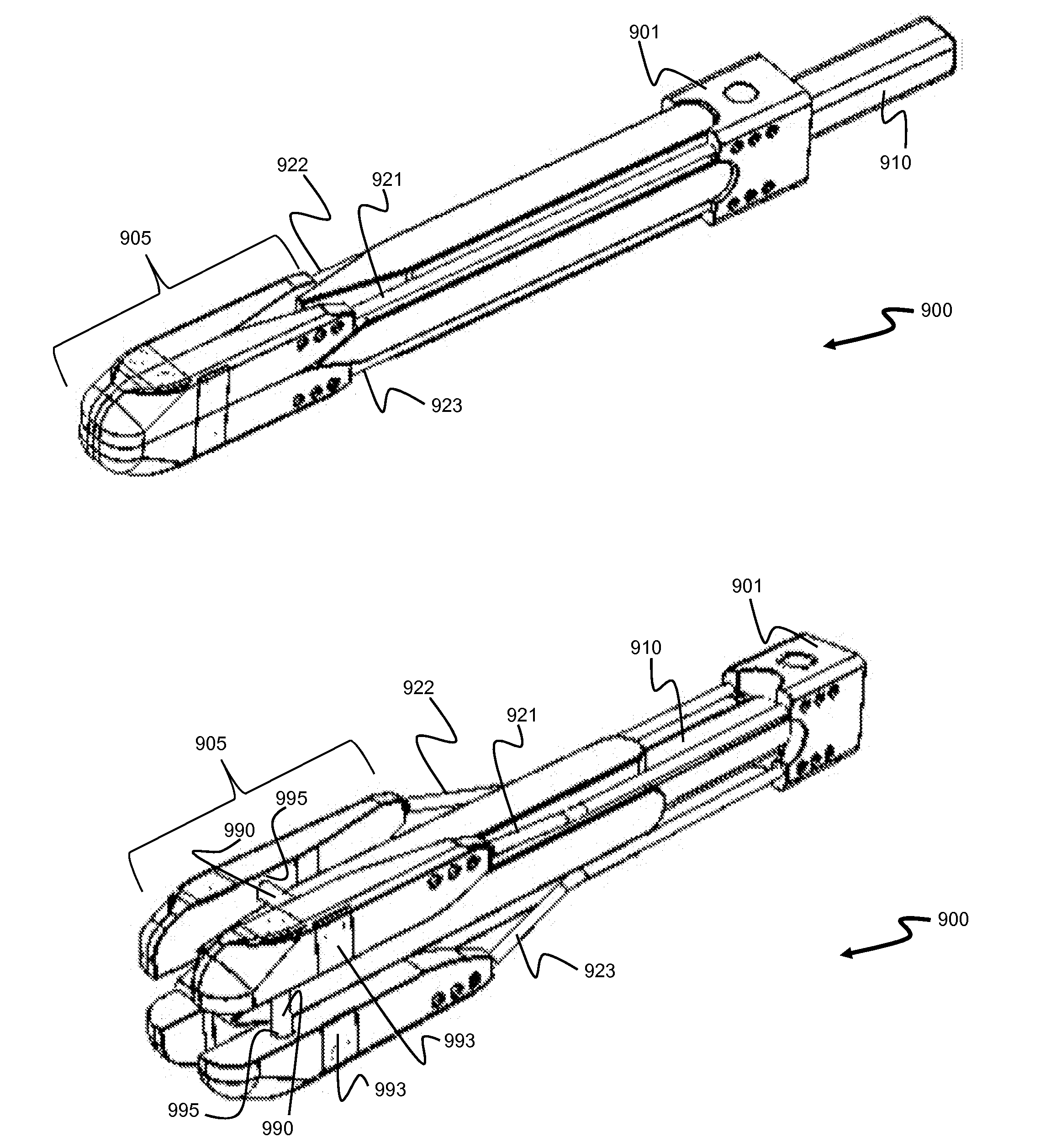 Staged, bilaterally expandable trial