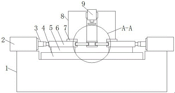 Polishing clamping device for sealing elements