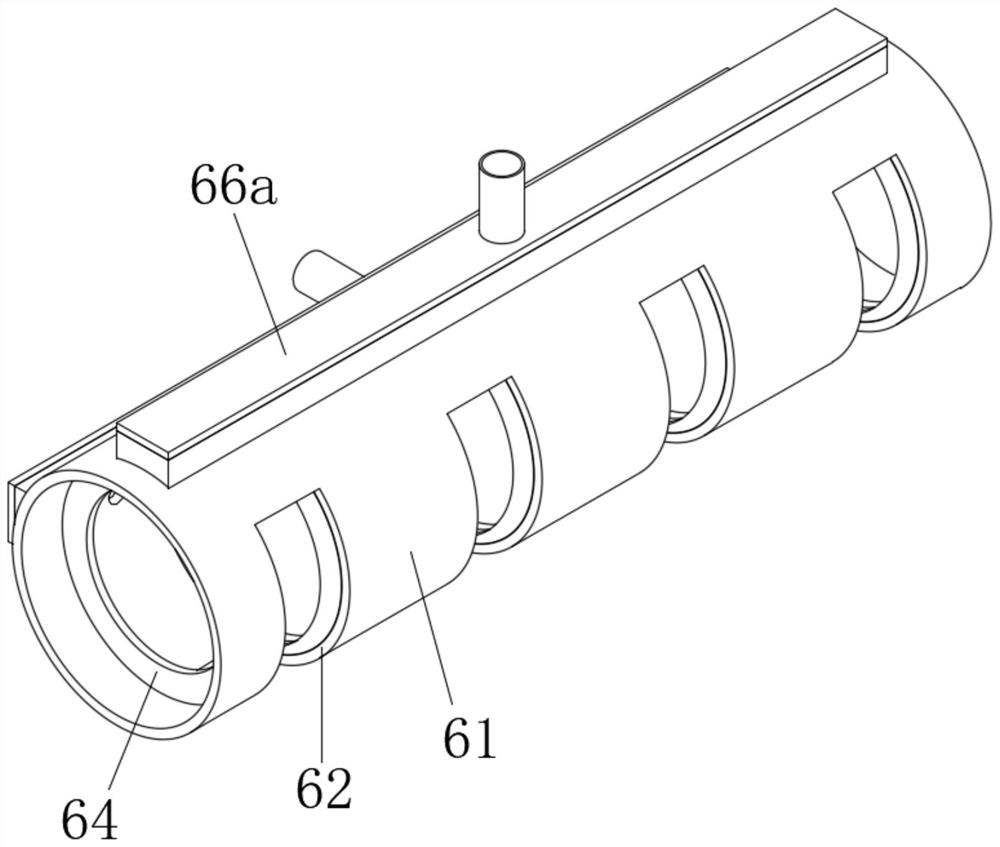 Cradle head spraying device for dry fog dust suppression