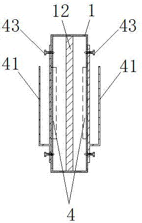 Simple-type safety warning tape box and device