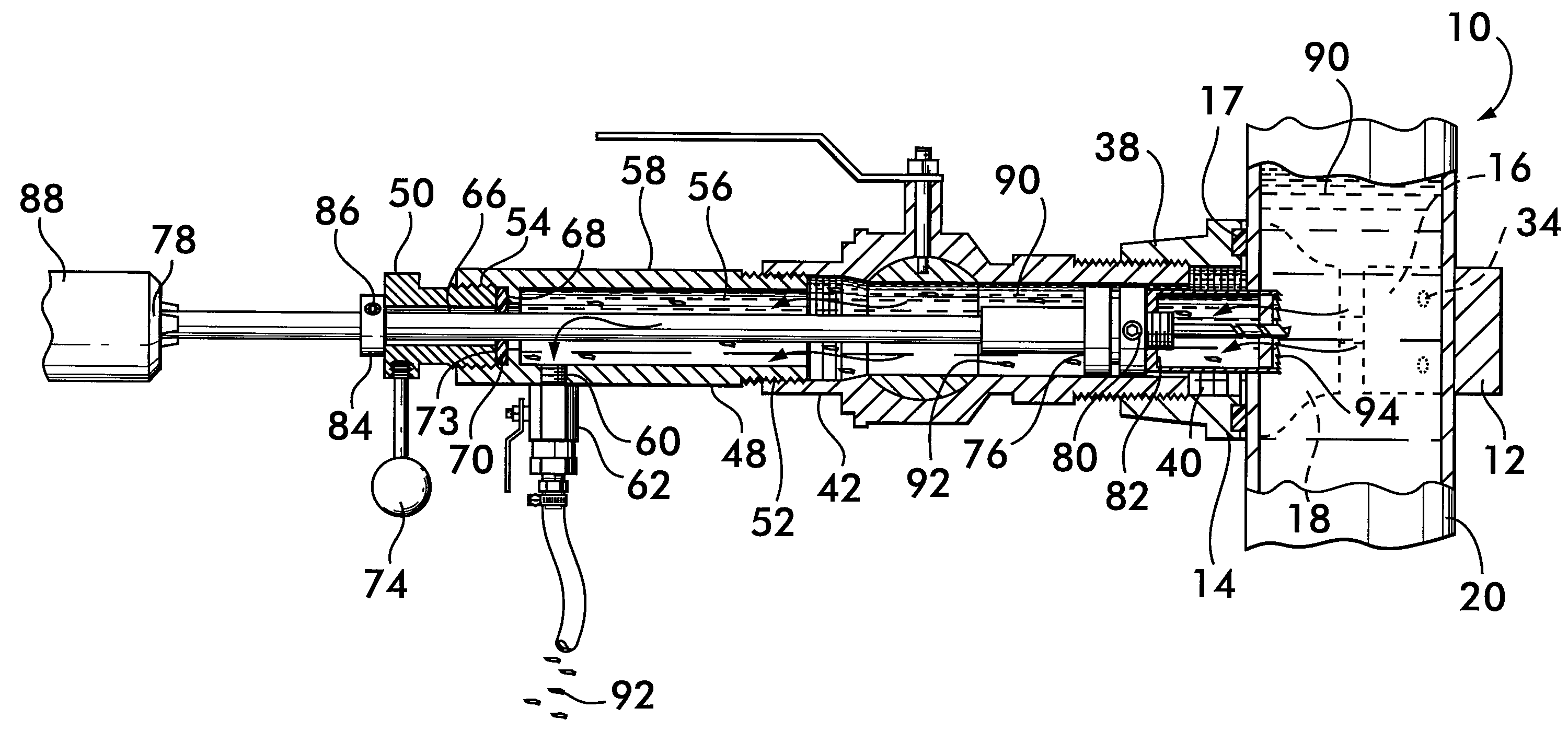 Hot tap device