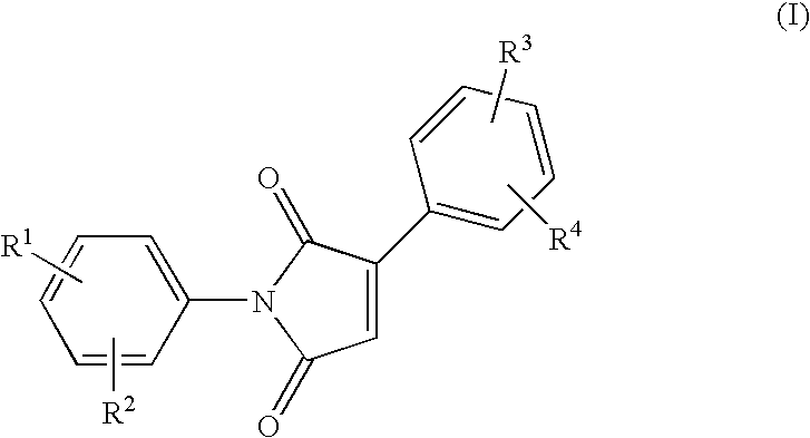 Phenyl substituted maleimides as medicaments for blocking degenerative tissue damages by inhibiting MPT