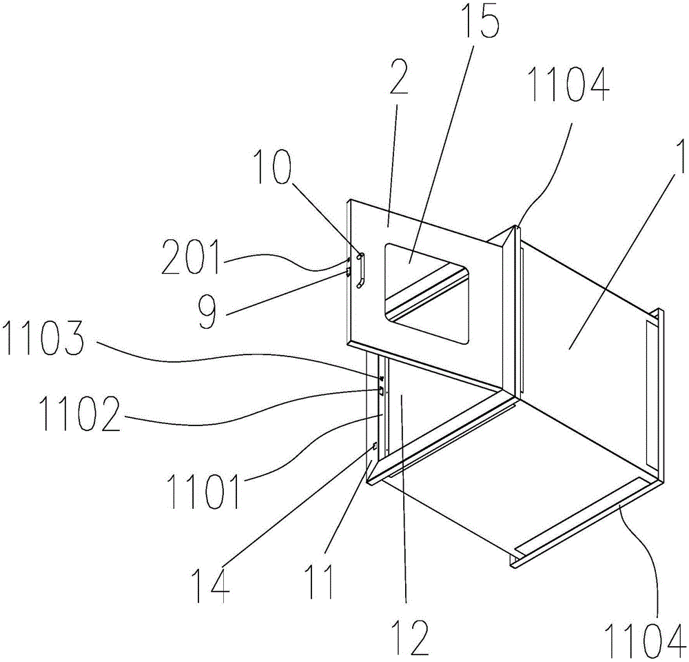 Delivery window achieving mechanical interlocking