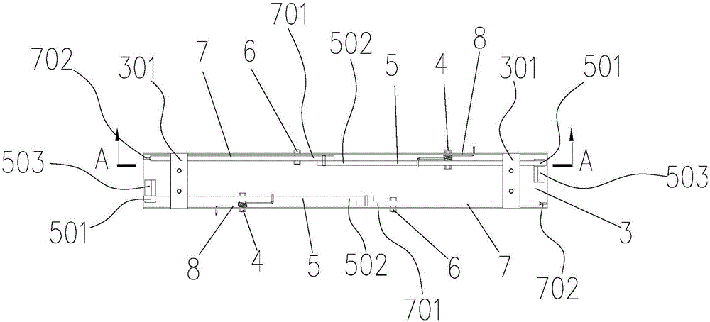 Delivery window achieving mechanical interlocking