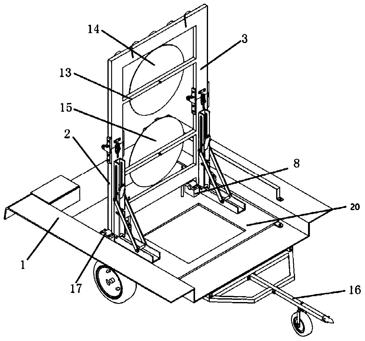 Foldable warning board