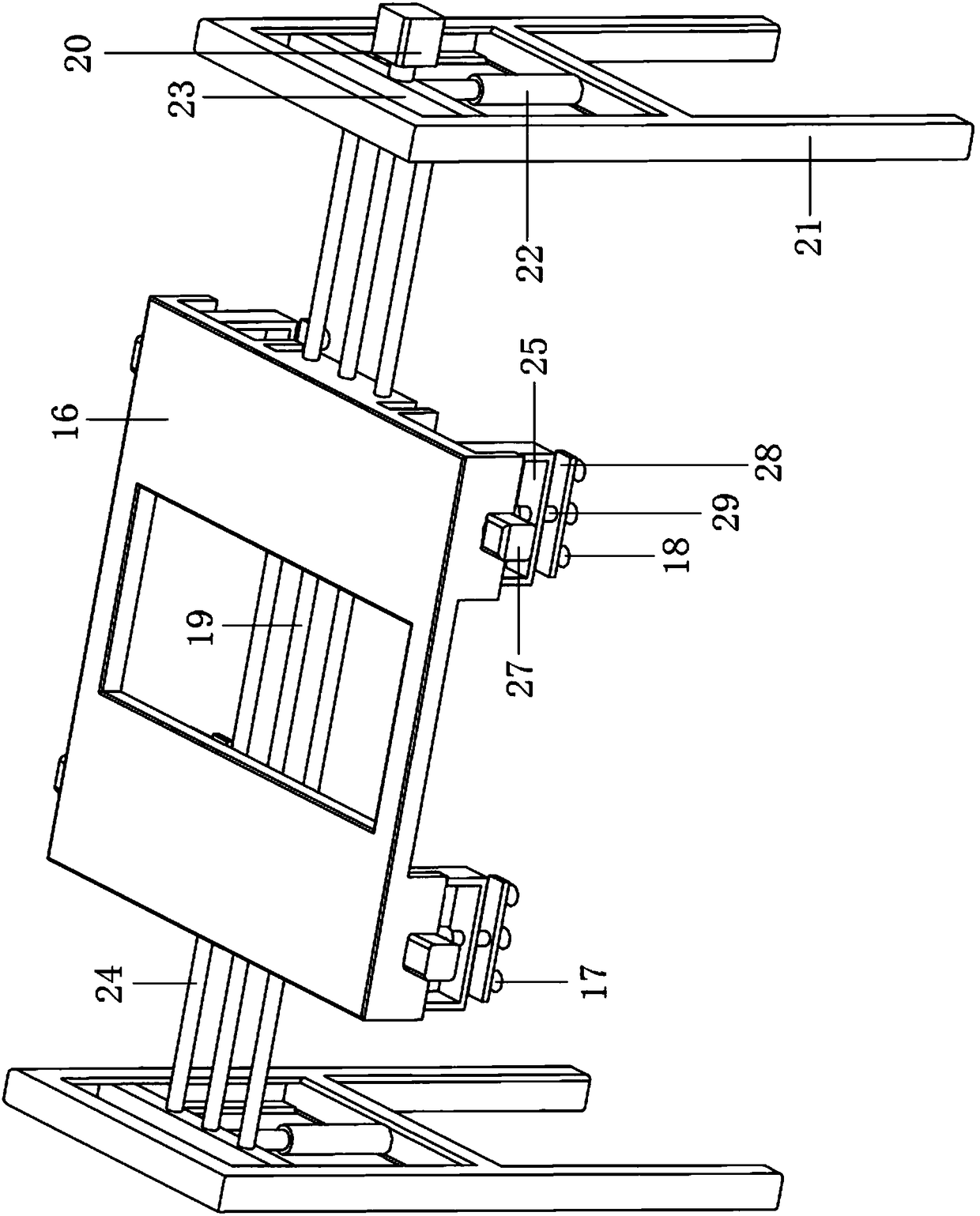 Rubber diaphragm automatic detection and diaphragm-folding device and method