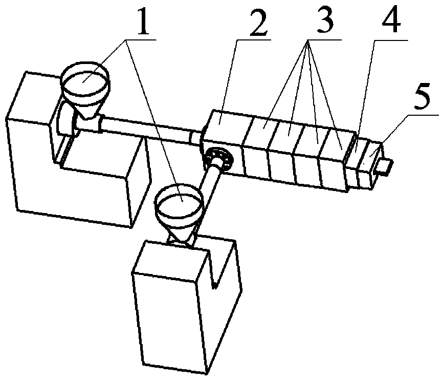 Making apparatus of phase changing and temperature adjusting plastic and wood laminated composite board