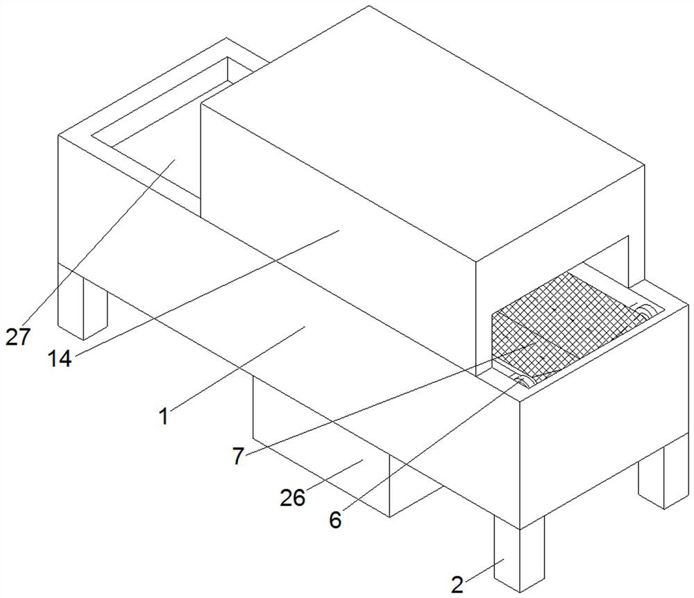 A high-efficiency intelligent three-dimensional cross express logistics sorting device