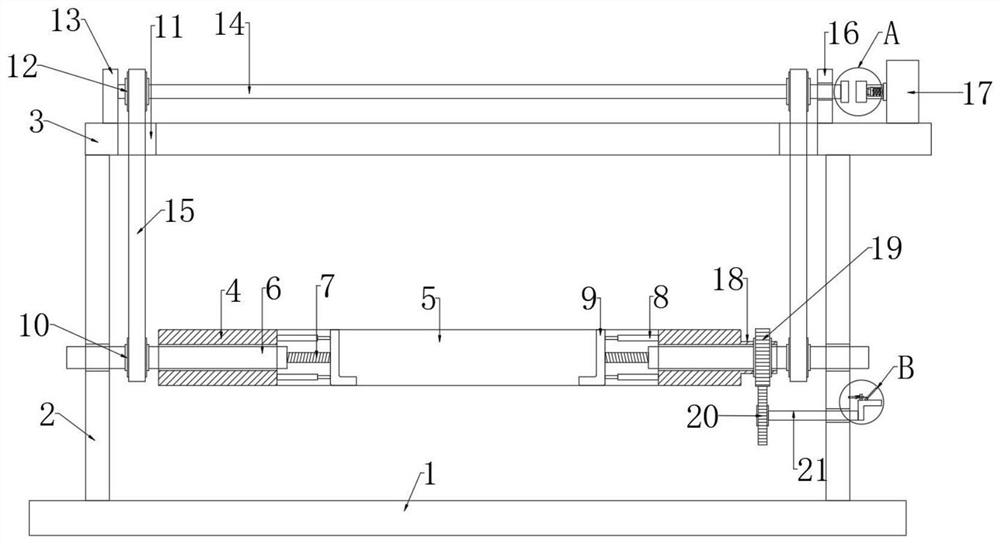 Workpiece clamping device for mechanical agricultural machine tool manufacturing