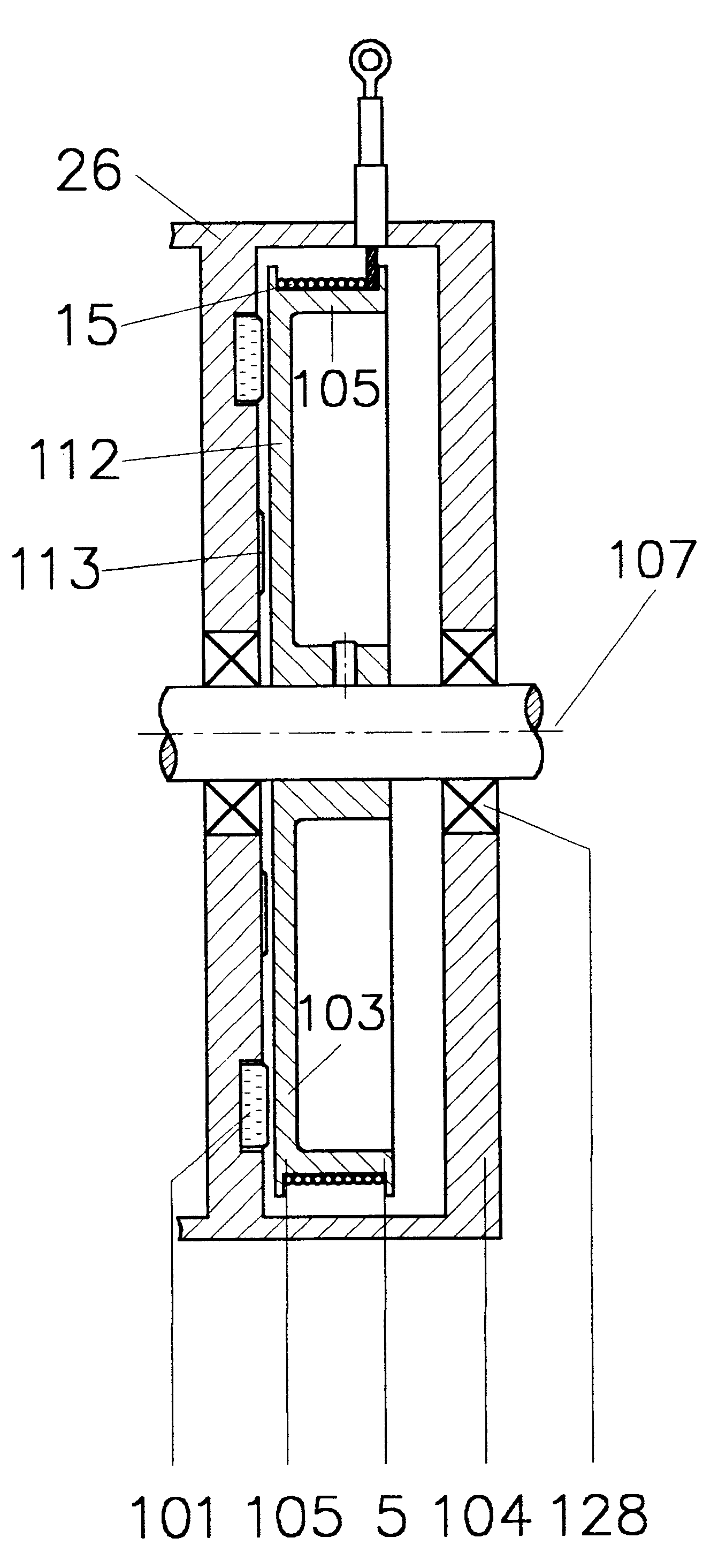 Measuring cable travel sensor