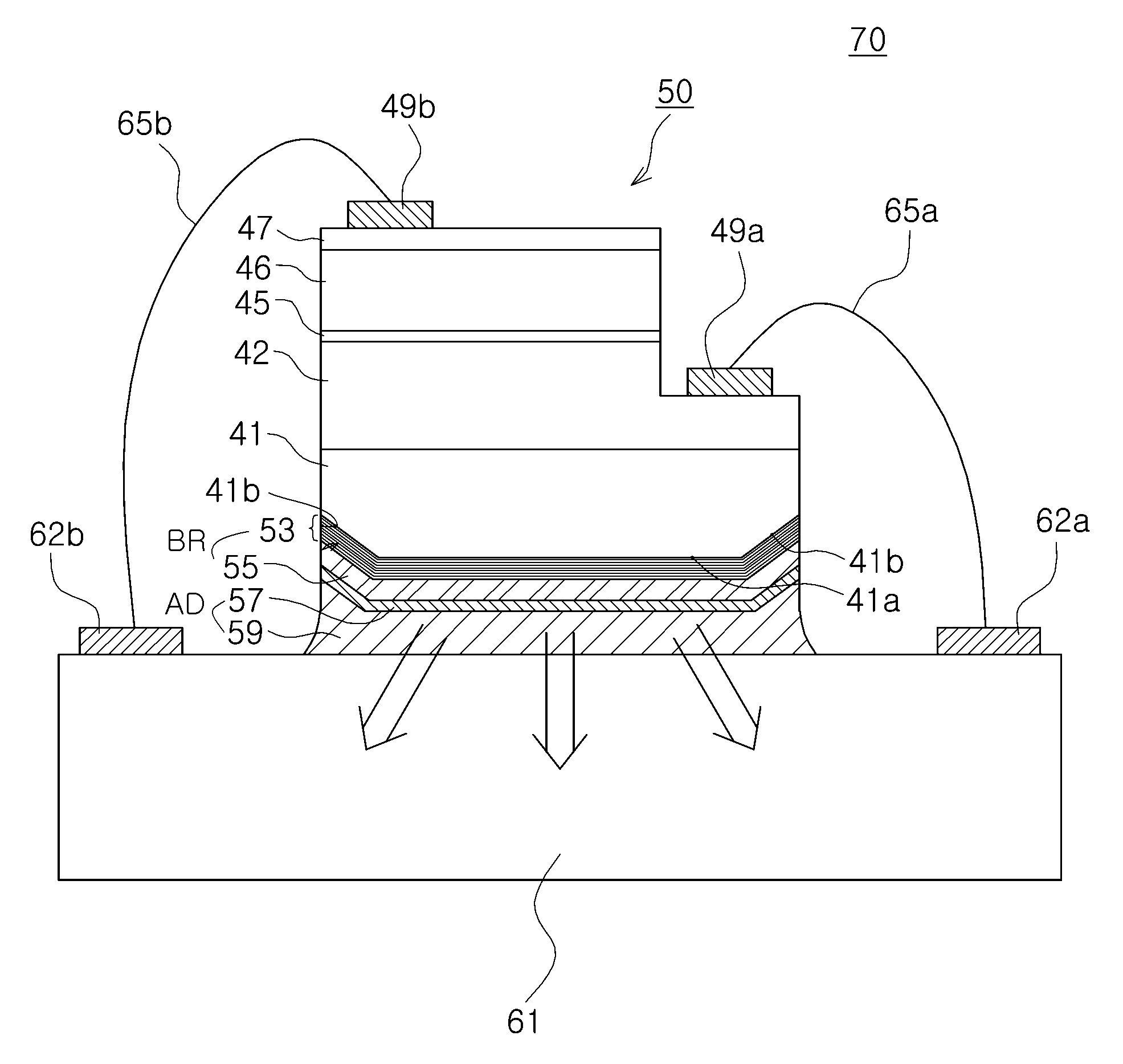 Semiconductor light emitting diode chip and light emitting device using the same