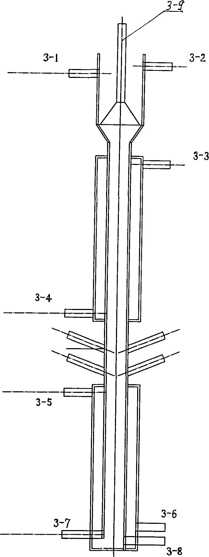 Process for treating acid wastewater in mine and reclaiming valuable metals in wastewater