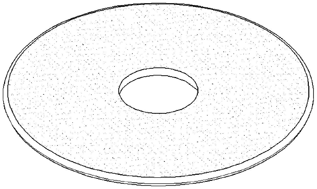 Preparation method of shaft disc type rotary ceramic membrane