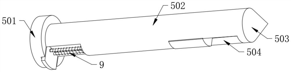 Isolation type food quality detection sampling device