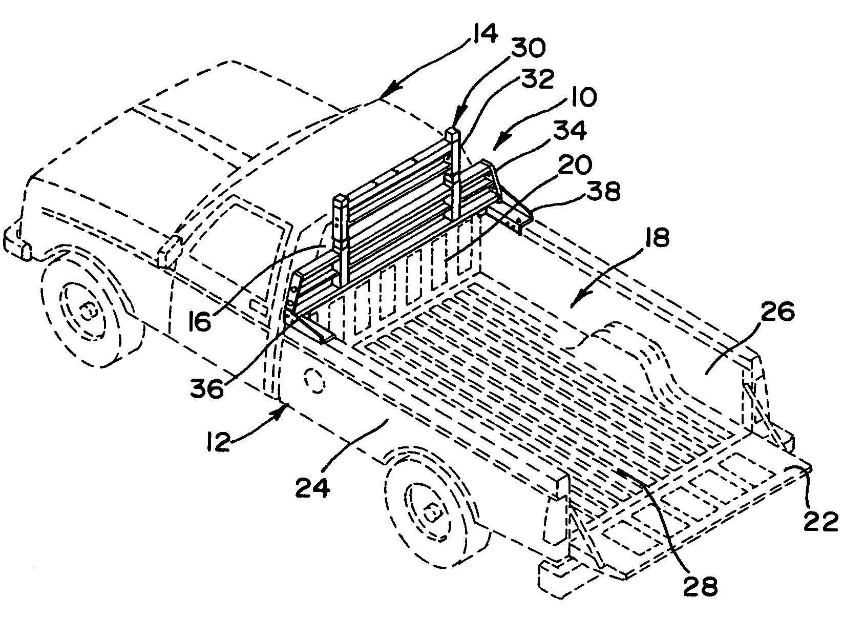 Headache rack for pickup trucks