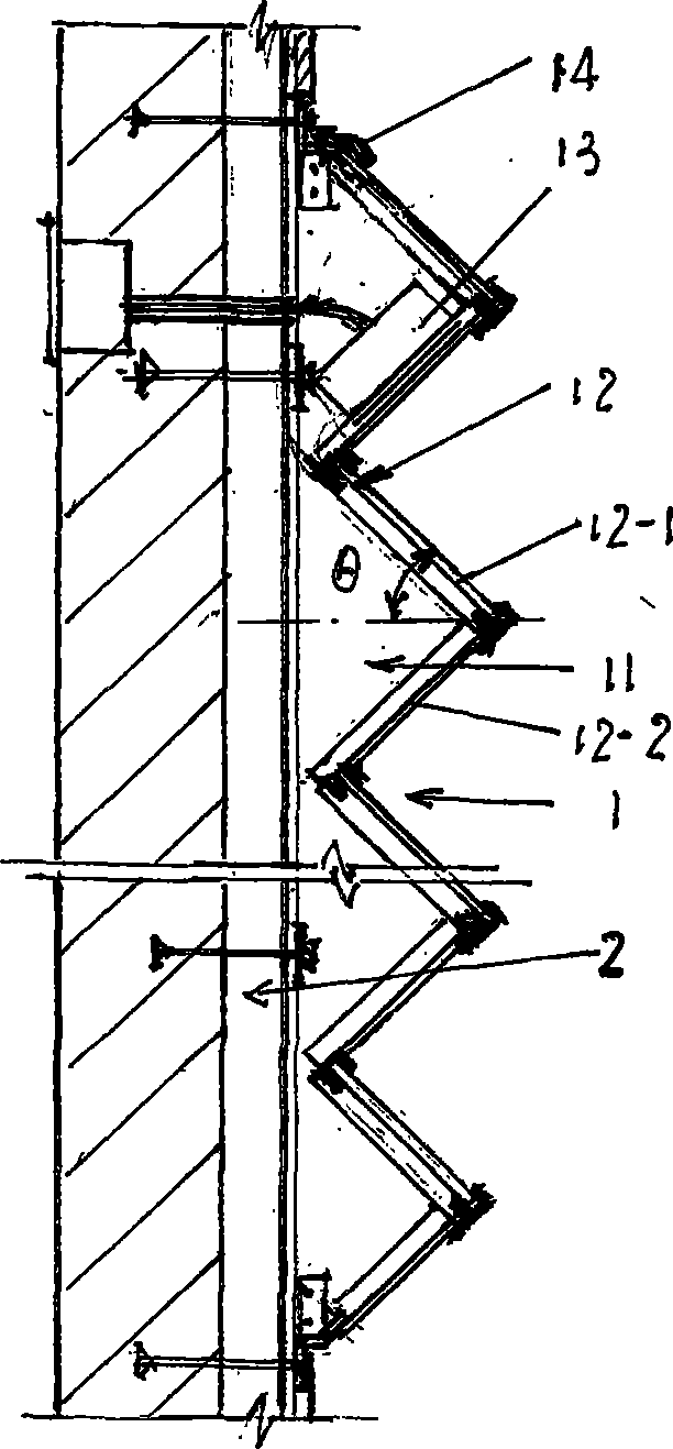 Building-integrated solar cell module curtain wall and roof