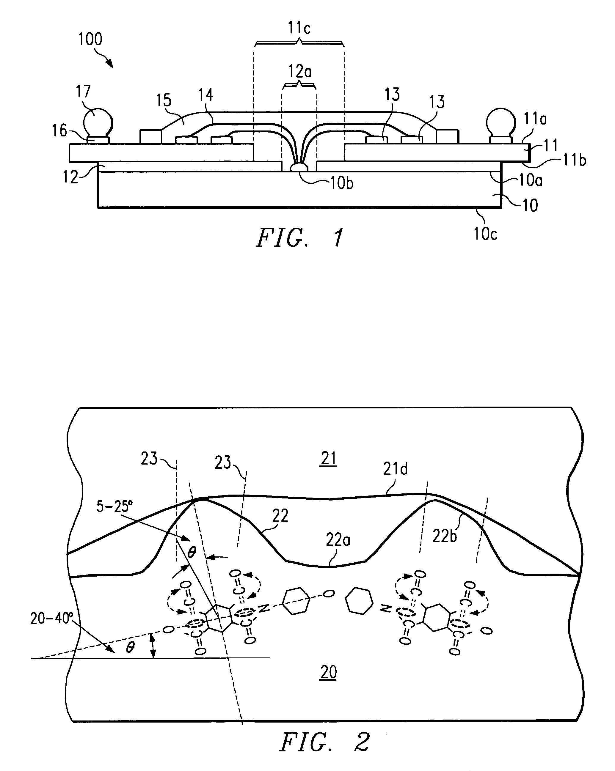 Direct attachment of semiconductor chip to organic substrate