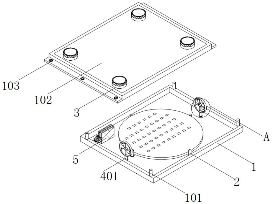 A method of using an electronic chip fixing device with an overload protection structure