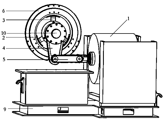 Friction plate impact plastic deformation test system