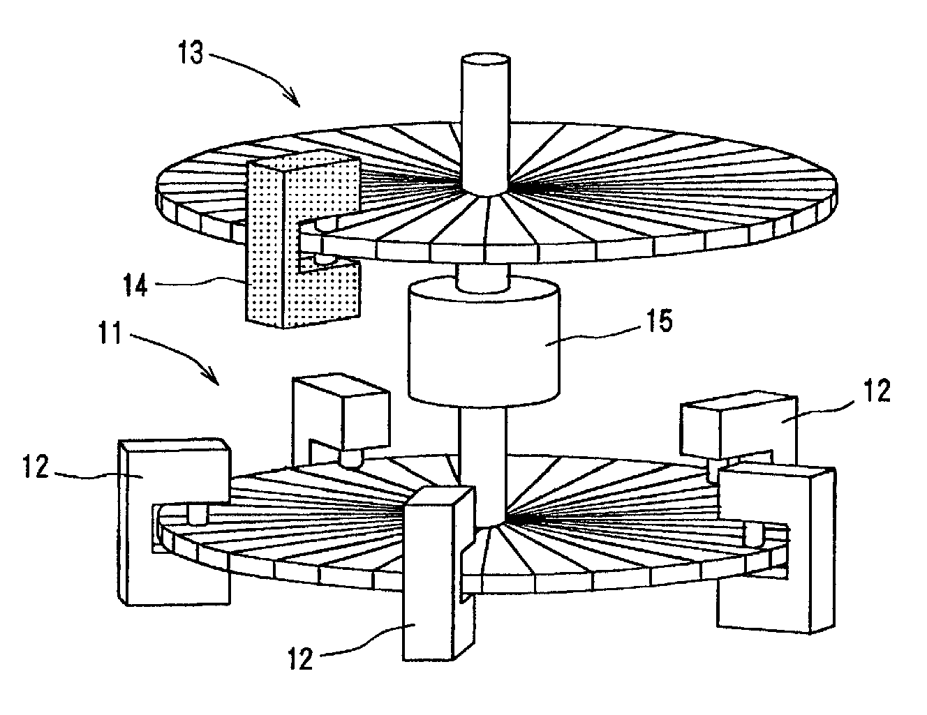 Axis run-out measuring method and angle detecting device with self-calibration function having axis run-out measuring function